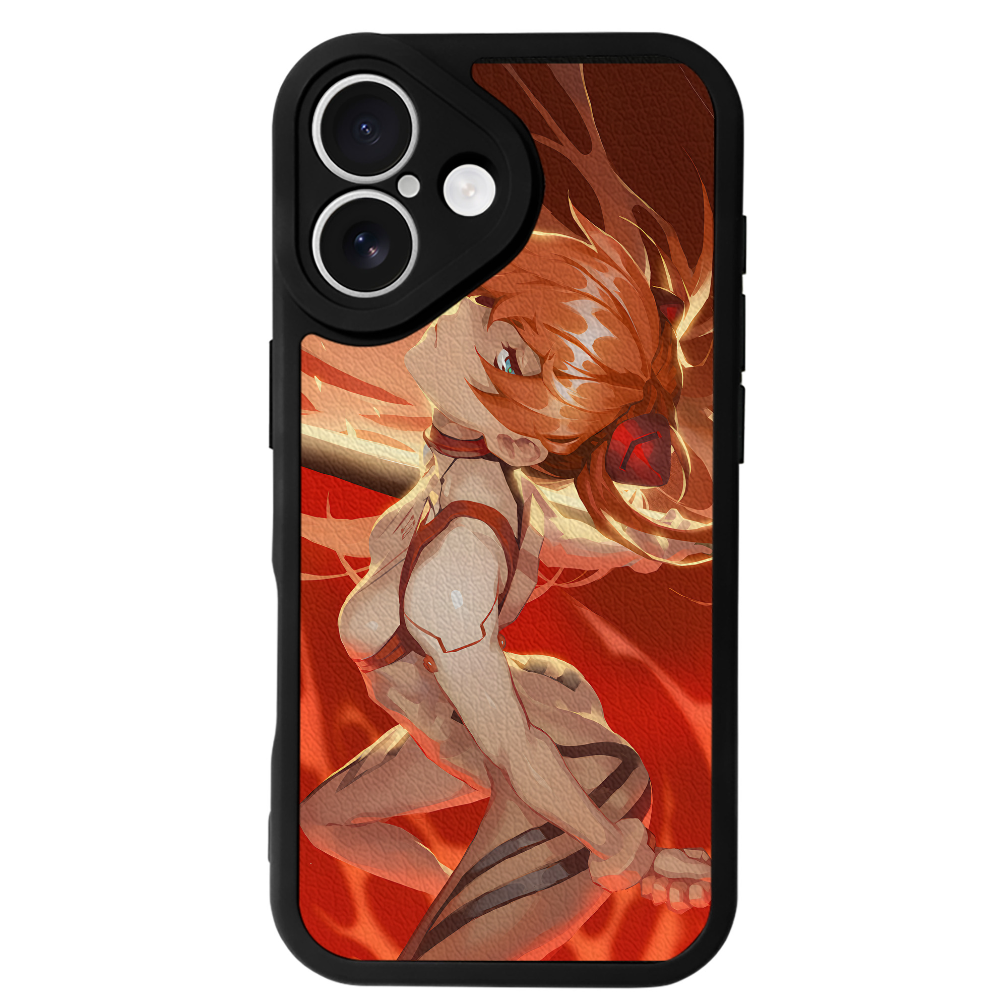 （画像用） EVA 新世紀エヴァンゲリオン 【iPhone 16シリーズ対応】シリコンスマホケース（レザー調） 材質：シリコン